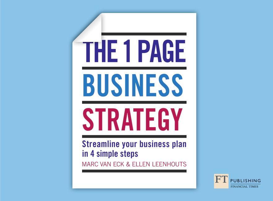 Cover: 9781292009629 | The One Page Business Strategy | Marc van Eck (u. a.) | Taschenbuch