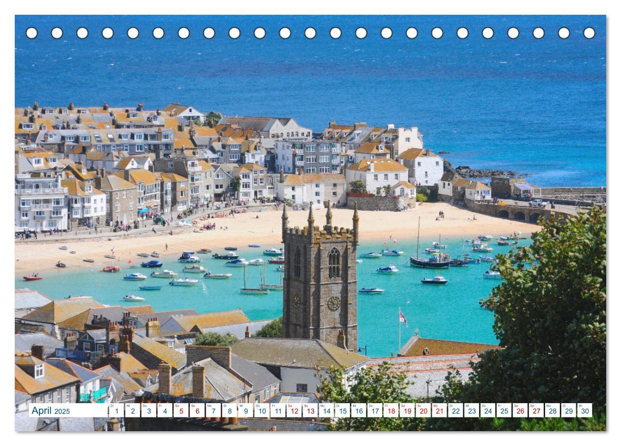 Bild: 9783383909191 | Cornwall &amp; Devon 2025 (Tischkalender 2025 DIN A5 quer), CALVENDO...