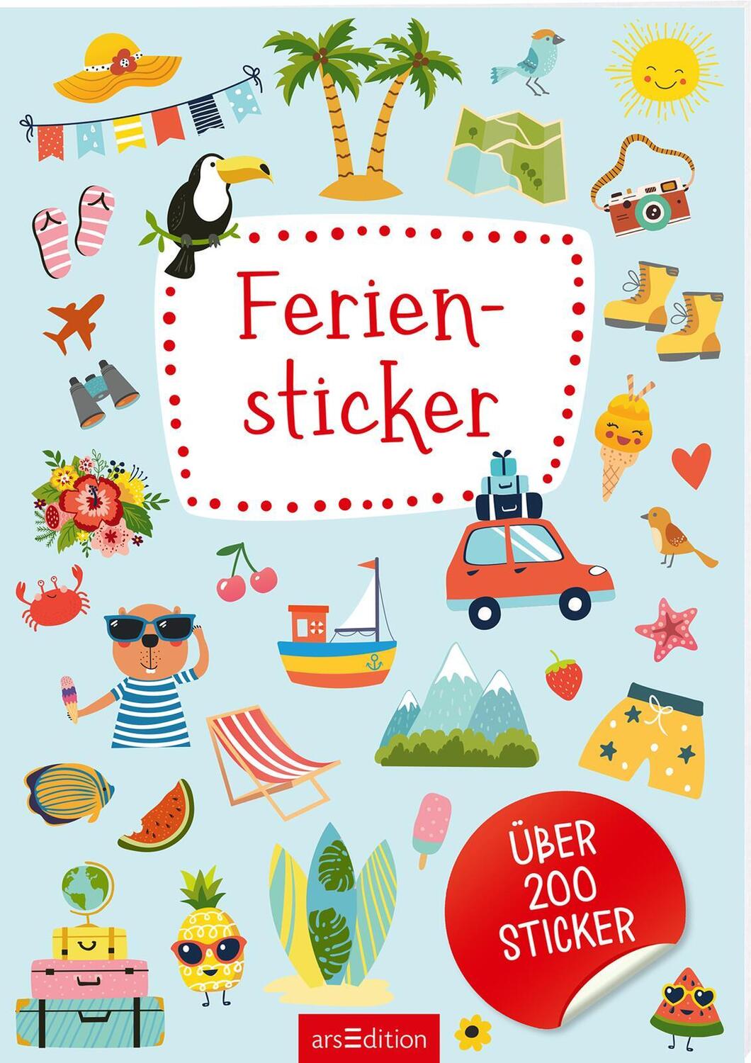 Cover: 4014489133346 | Feriensticker | Über 200 Sticker | Stück | Softcover mit Stickerbögen