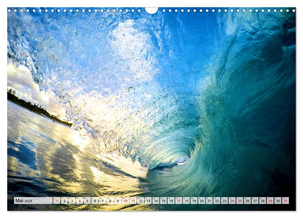 Bild: 9783383921179 | Surfen - from Inside the Barrel (Wandkalender 2025 DIN A3 quer),...