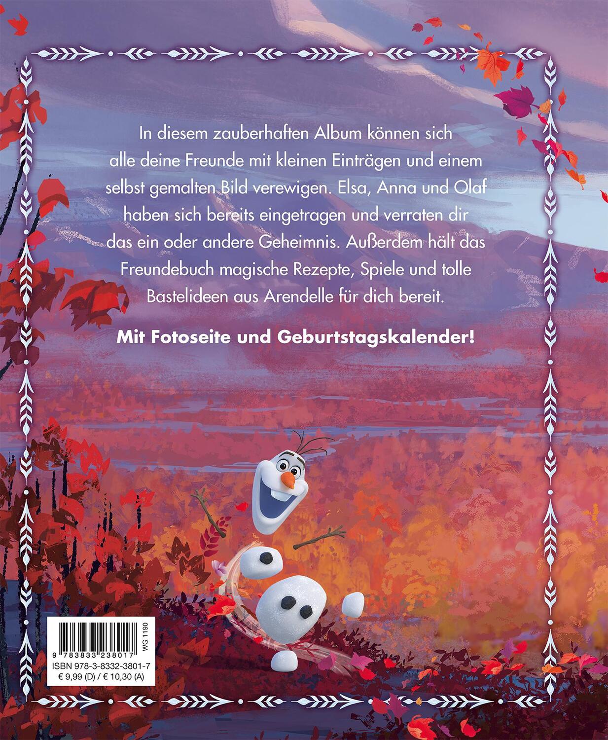Rückseite: 9783833238017 | Disney Die Eiskönigin 2: Meine ersten Freunde | Buch | Deutsch | 2019