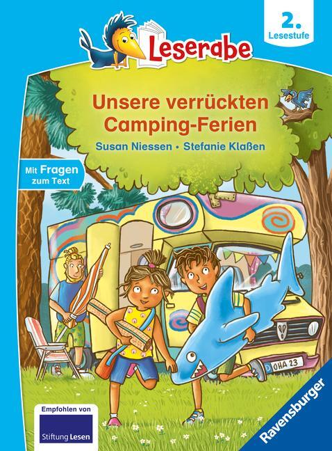 Cover: 9783473463107 | Unsere verrückten Camping-Ferien - lesen lernen mit dem Leseraben -...