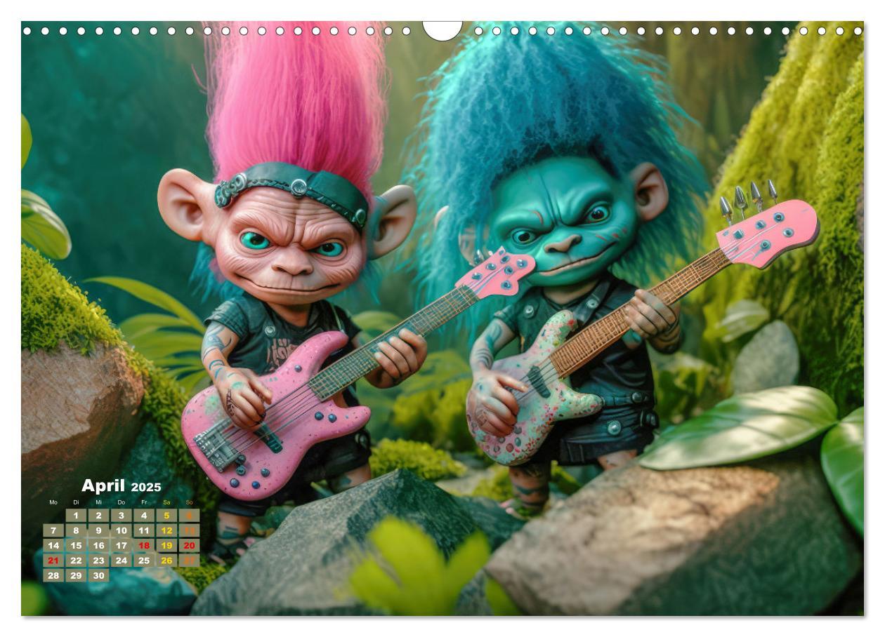 Bild: 9783383908934 | Trolls rocken ab (Wandkalender 2025 DIN A3 quer), CALVENDO...