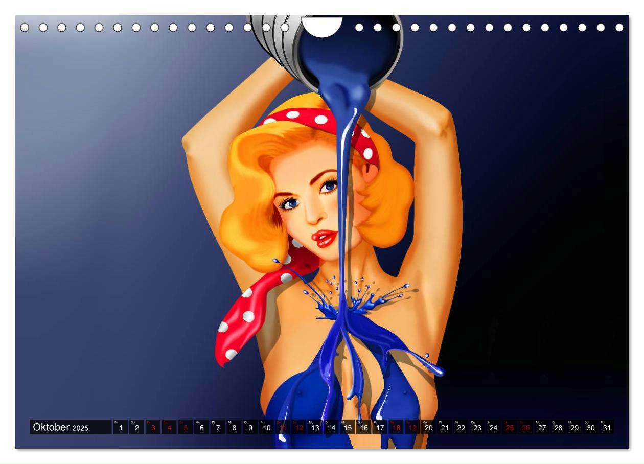 Bild: 9783435378845 | Pin-Up Girls im Retro Style by Mausopardia (Wandkalender 2025 DIN...