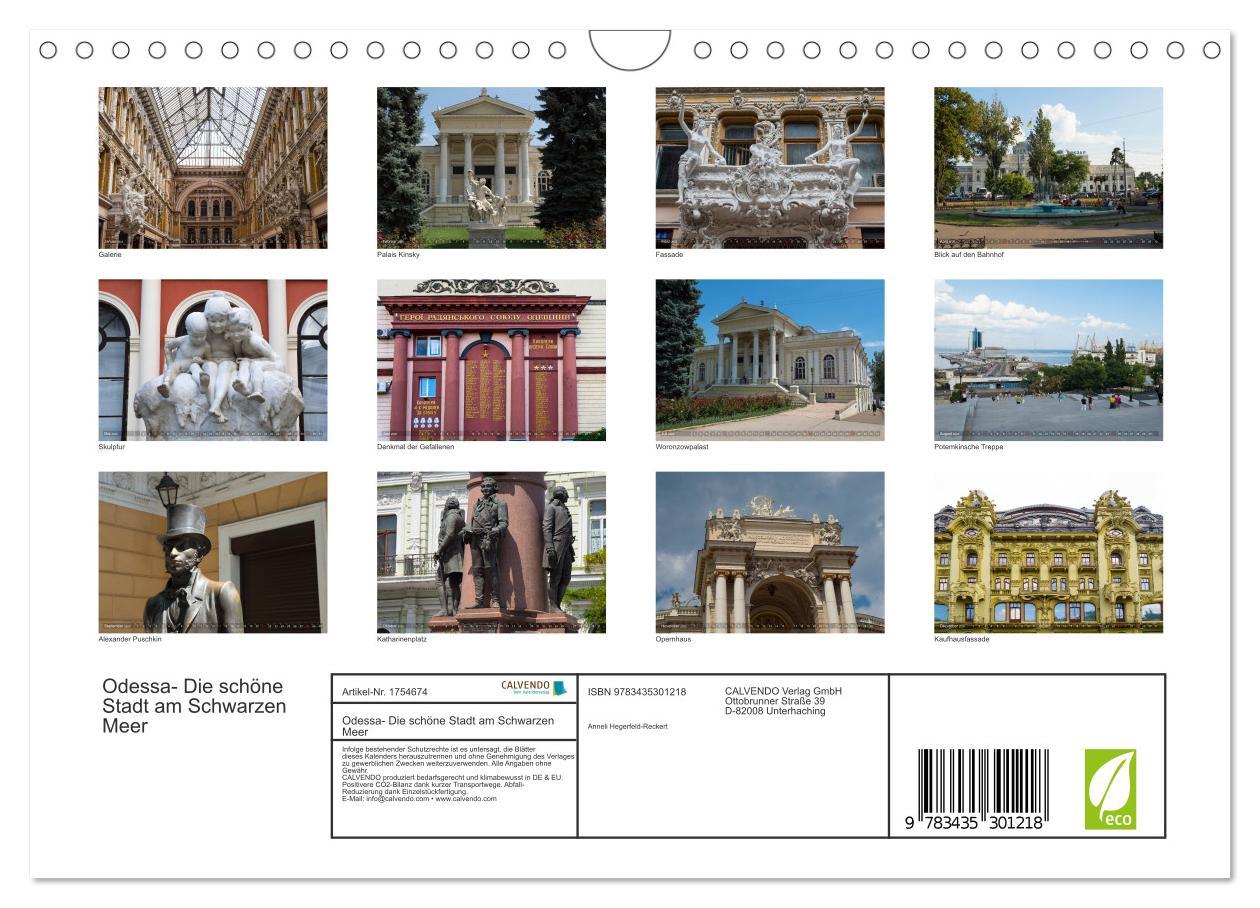 Bild: 9783435301218 | Odessa- Die schöne Stadt am Schwarzen Meer (Wandkalender 2025 DIN...