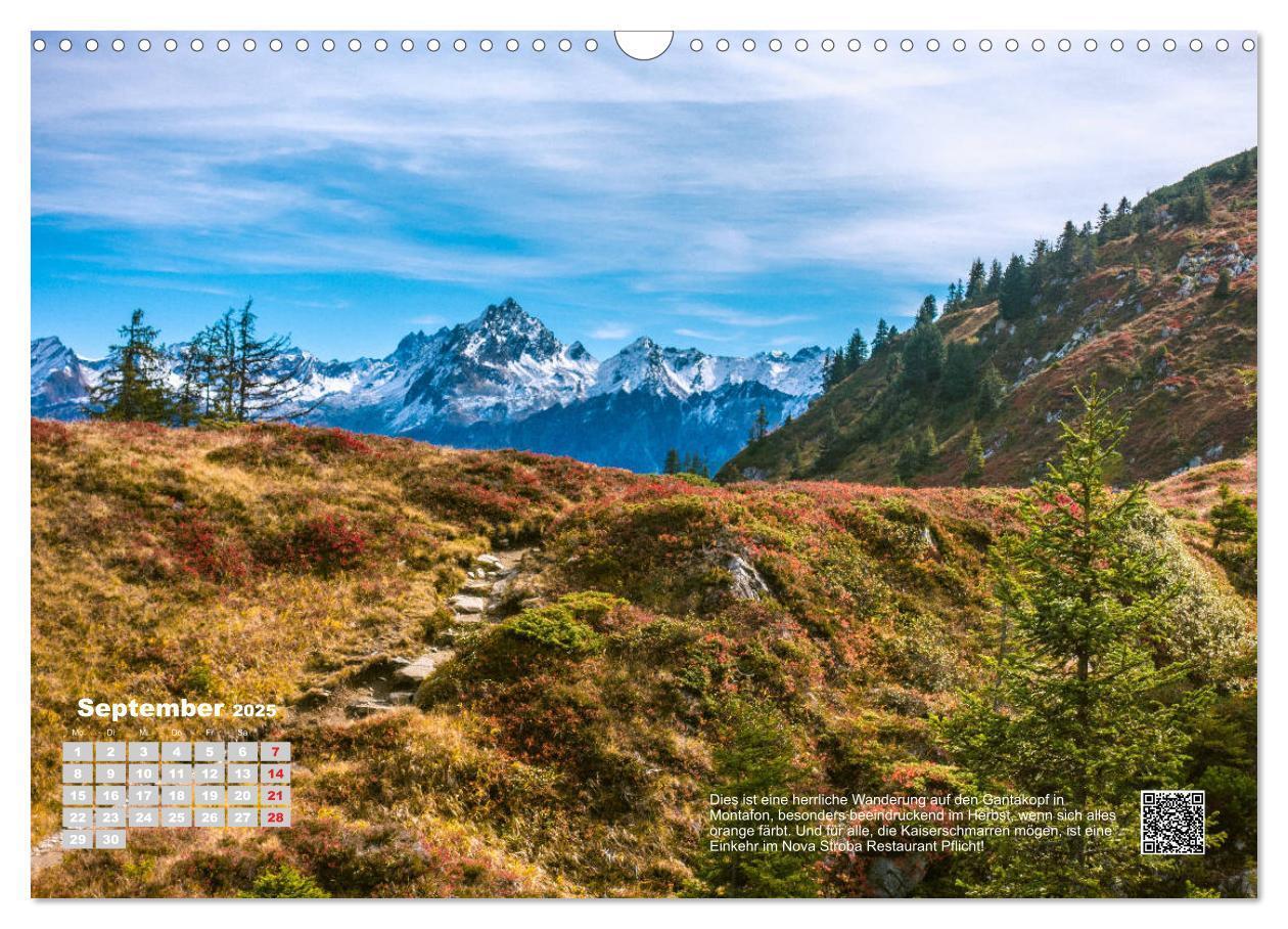 Bild: 9783435117390 | Wandern in den Alpen (Wandkalender 2025 DIN A3 quer), CALVENDO...