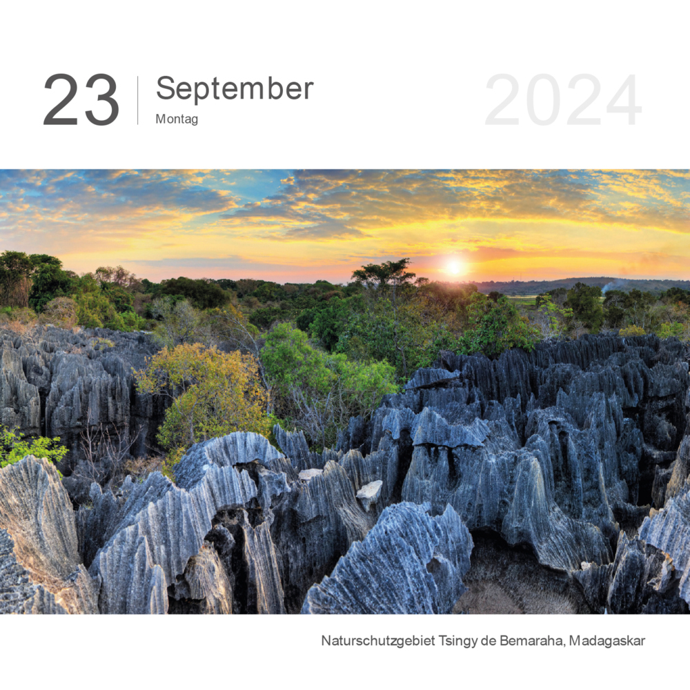 Bild: 9783965912922 | Das Naturerbe der Welt - KUNTH 366-Tage-Abreißkalender 2024 | Kalender