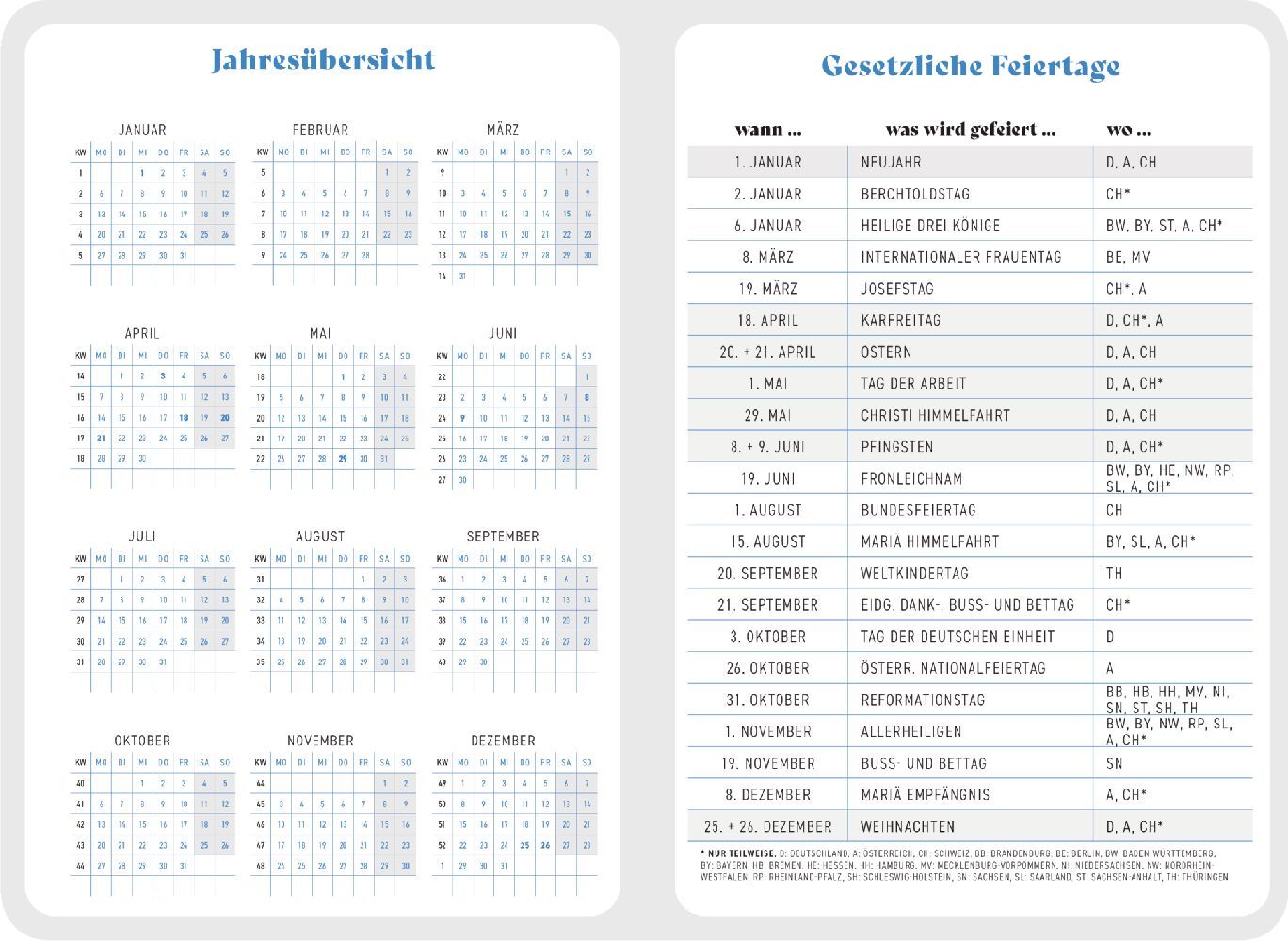 Bild: 4050003955292 | Großer Wochenkalender | Kalender | 112 S. | Deutsch | 2025