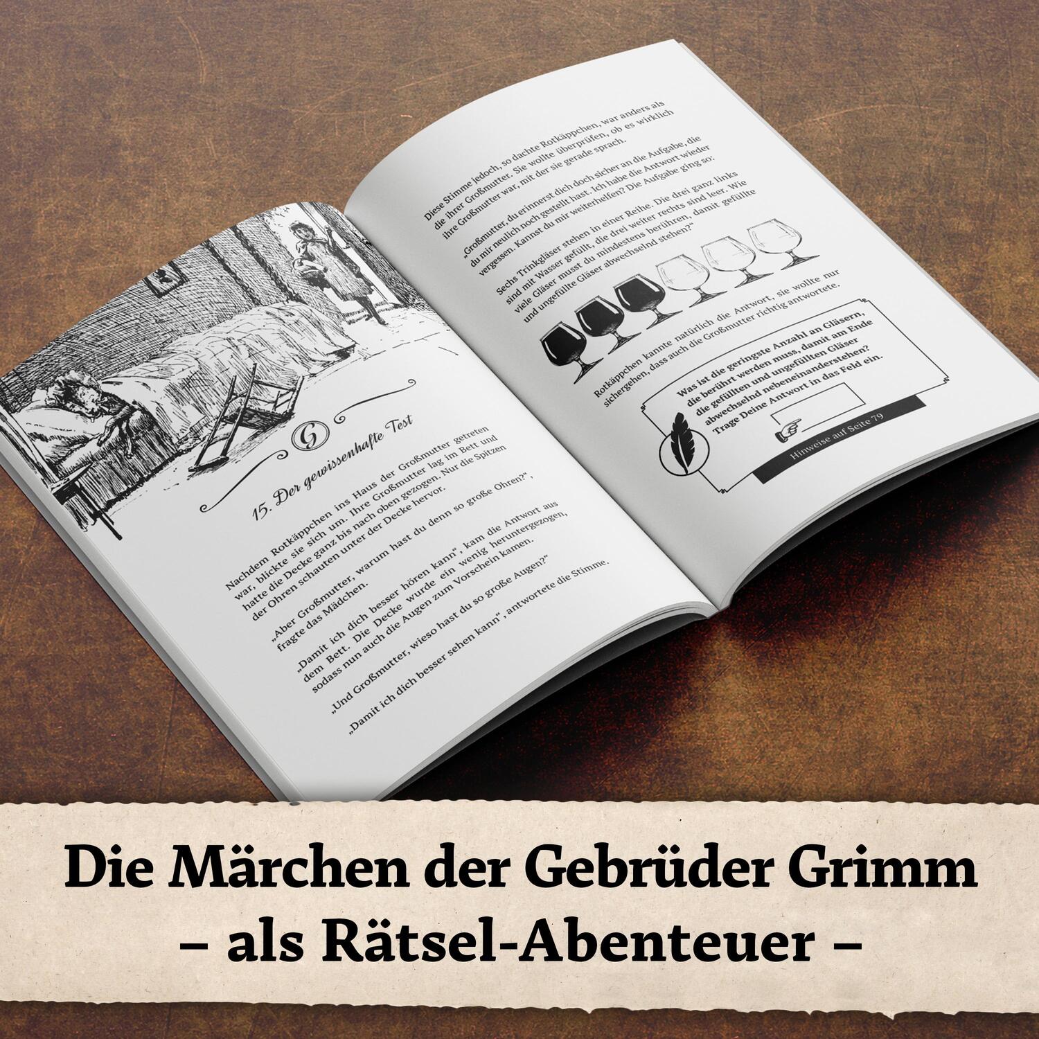 Bild: 9783985610365 | Das märchenhafte Rätselbuch der Gebrüder Grimm | Lisa Marie Bopp