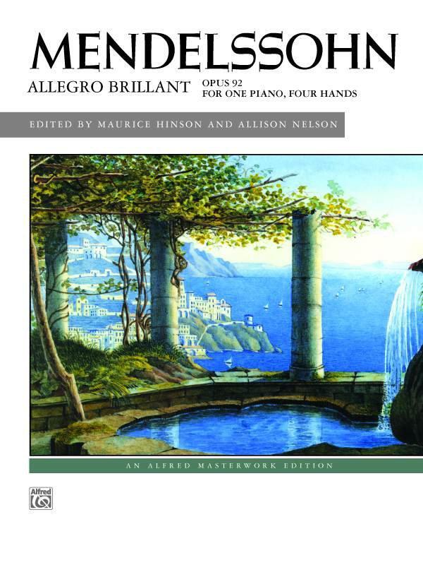 Cover: 9780739079126 | Mendelssohn: Allegro Brillant: Opus 92 for One Piano, Four Hands