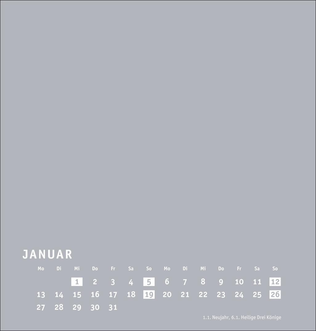 Bild: 9783756407903 | Premium-Bastelkalender silbergrau mittel 2025 | Heye | Kalender | 2025