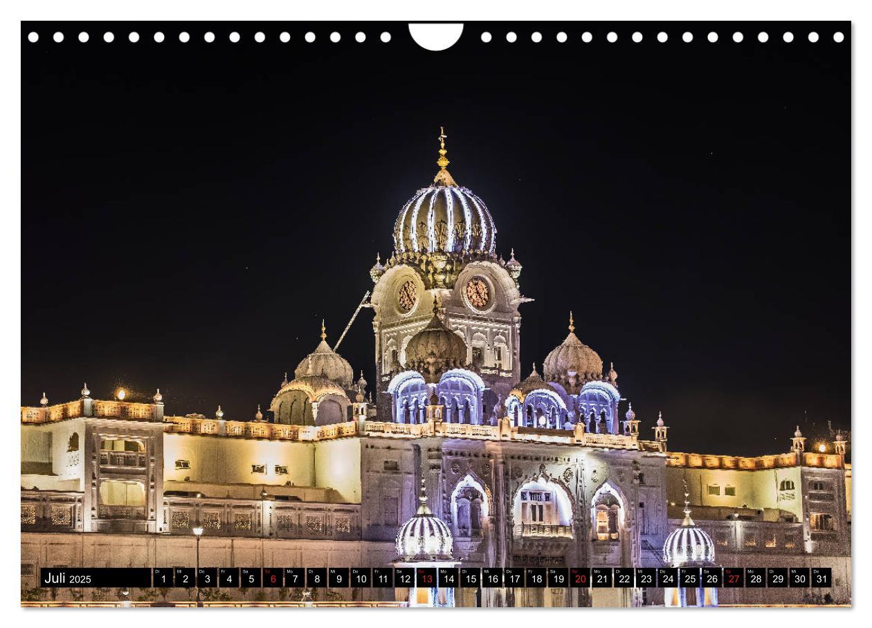 Bild: 9783435304080 | Amritsar - Der goldene Tempel (Wandkalender 2025 DIN A4 quer),...