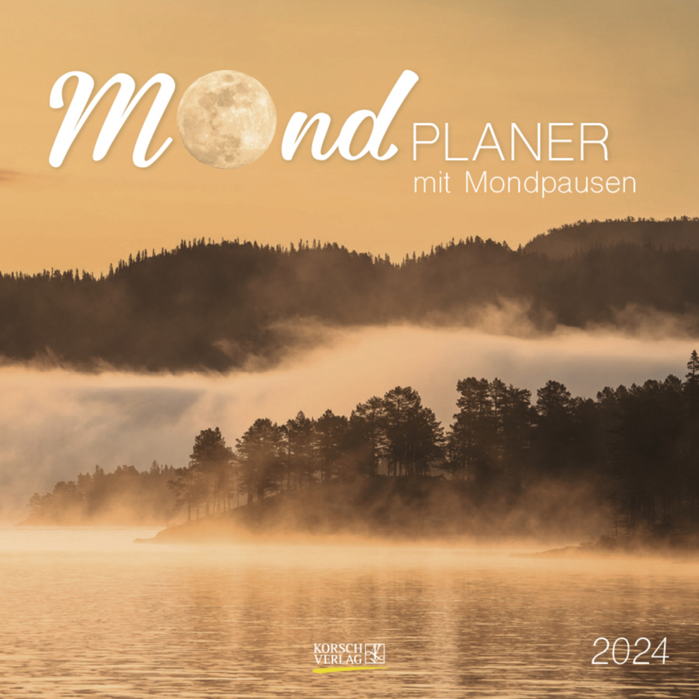Cover: 9783731869214 | Der große Mondplaner 2024 | Korsch Verlag | Kalender | 13 S. | Deutsch