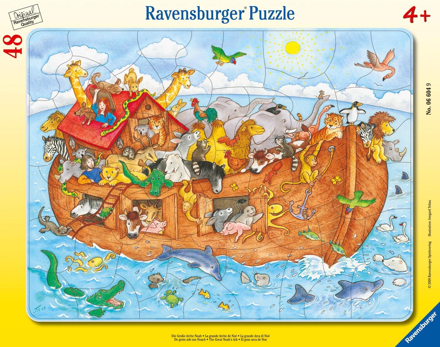 Cover: 4005556066049 | Die große Arche Noah. Puzzle 48 Teile | Spiel | Rahmenpuzzle | Deutsch