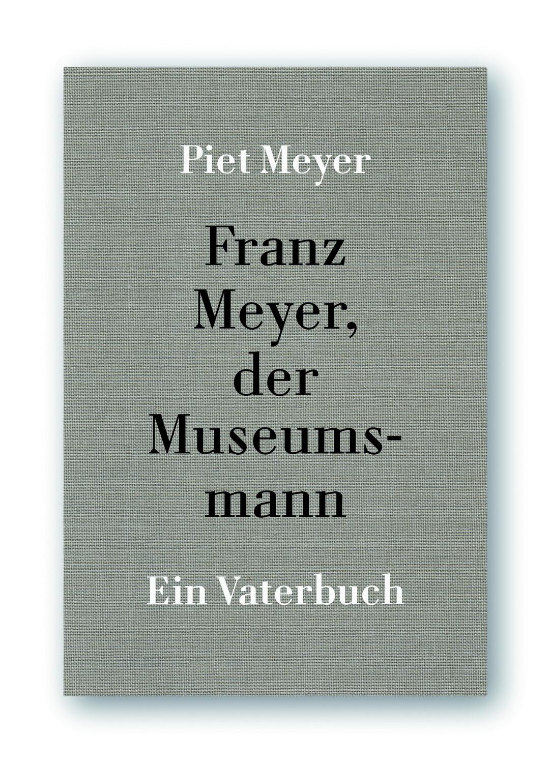 Cover: 9783038780694 | Franz Meyer, der Museumsband | Ein Vaterbuch | Piet Meyer | Buch