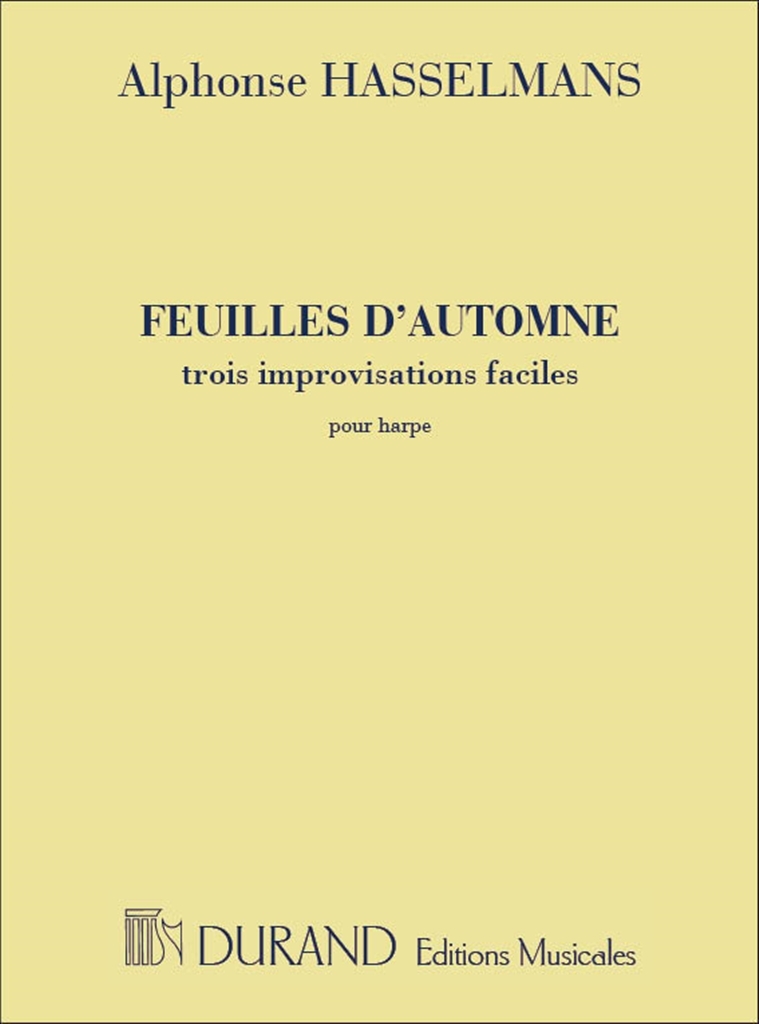 Cover: 9790044029747 | Feuilles d'Automne | Trois Improvisations Faciles | Hasselmans | Buch