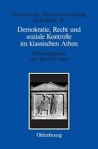 Cover: 9783486566628 | Demokratie, Recht und soziale Kontrolle im klassischen Athen | Buch