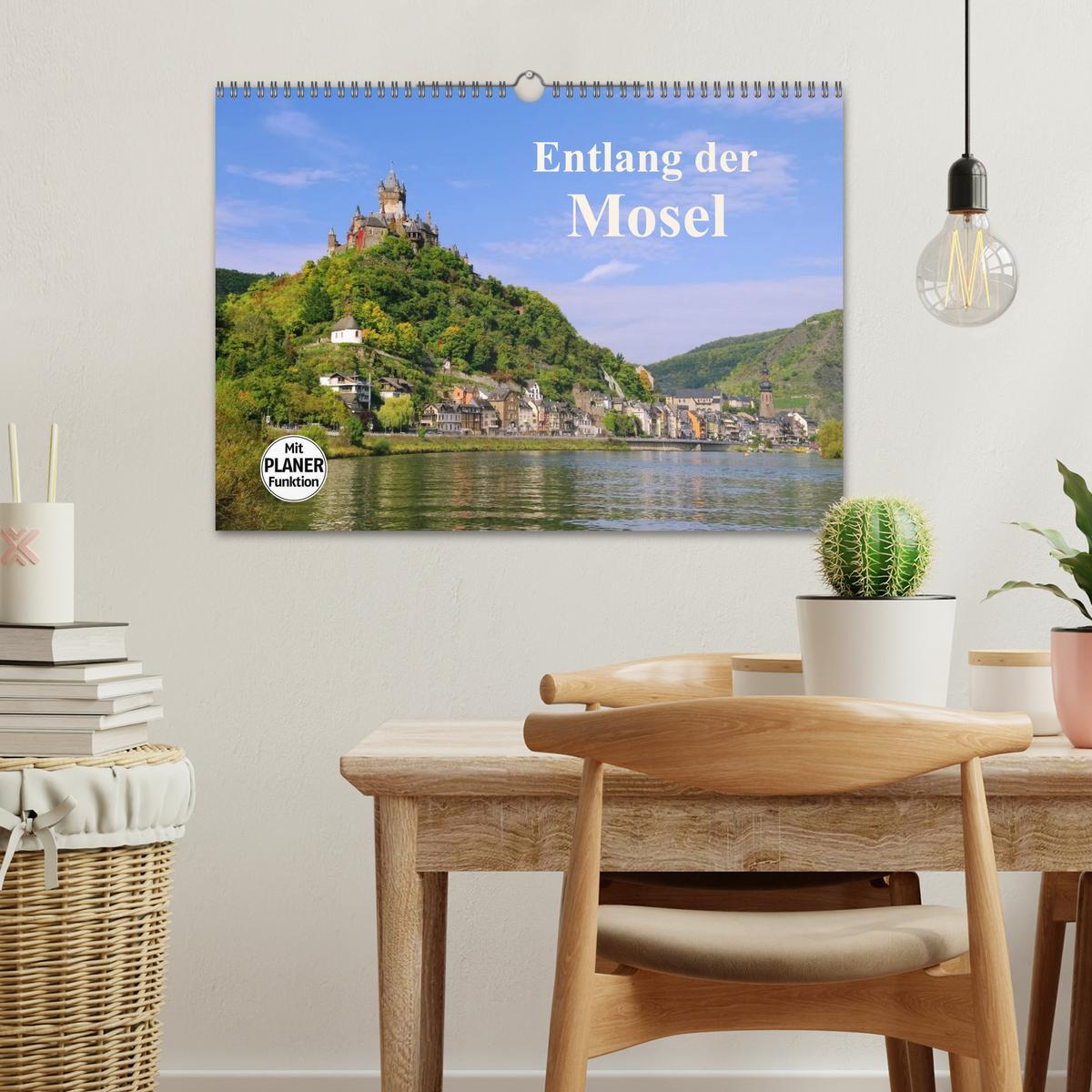 Bild: 9783435521425 | Entlang der Mosel (Wandkalender 2025 DIN A3 quer), CALVENDO...