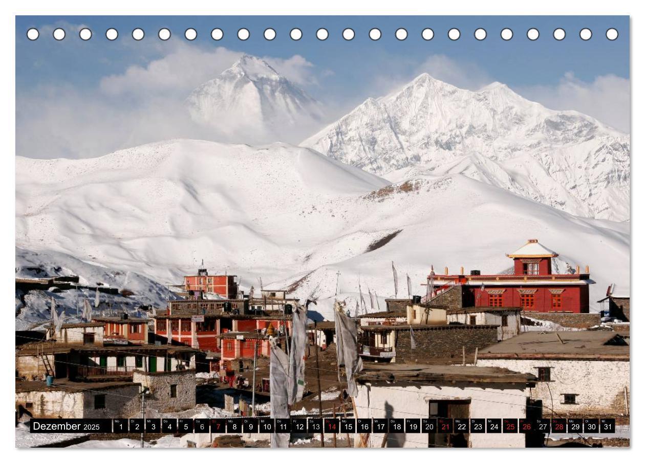 Bild: 9783435623686 | Nepal - Jomsom Trek (Tischkalender 2025 DIN A5 quer), CALVENDO...