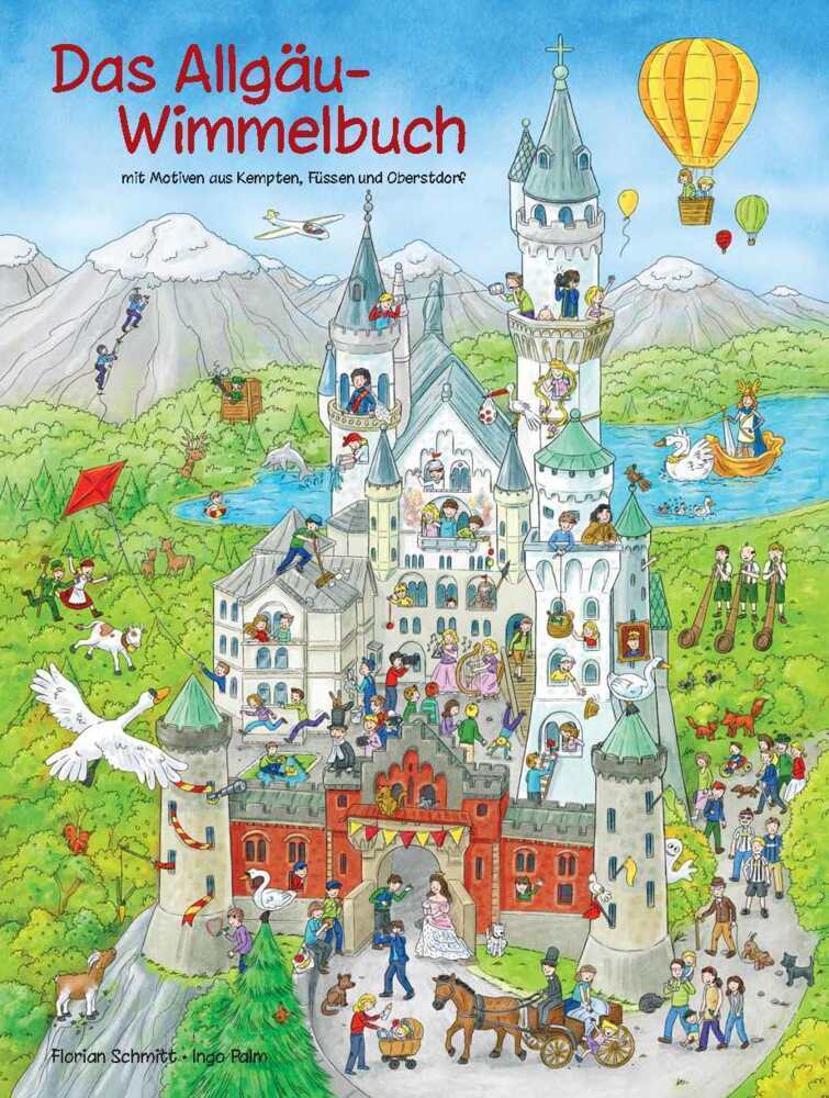 Cover: 9783000316111 | Das Allgäu-Wimmelbuch | Mit Motiven aus Kempten, Füssen und Oberstdorf