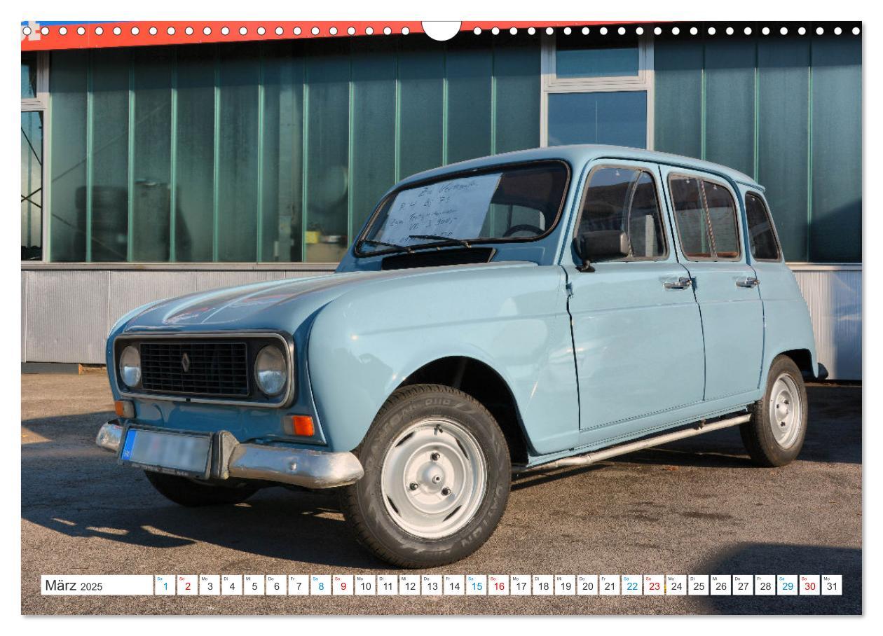 Bild: 9783383893582 | Renault 4 - Kultfahrzeug und Wegbegleiter (Wandkalender 2025 DIN A3...