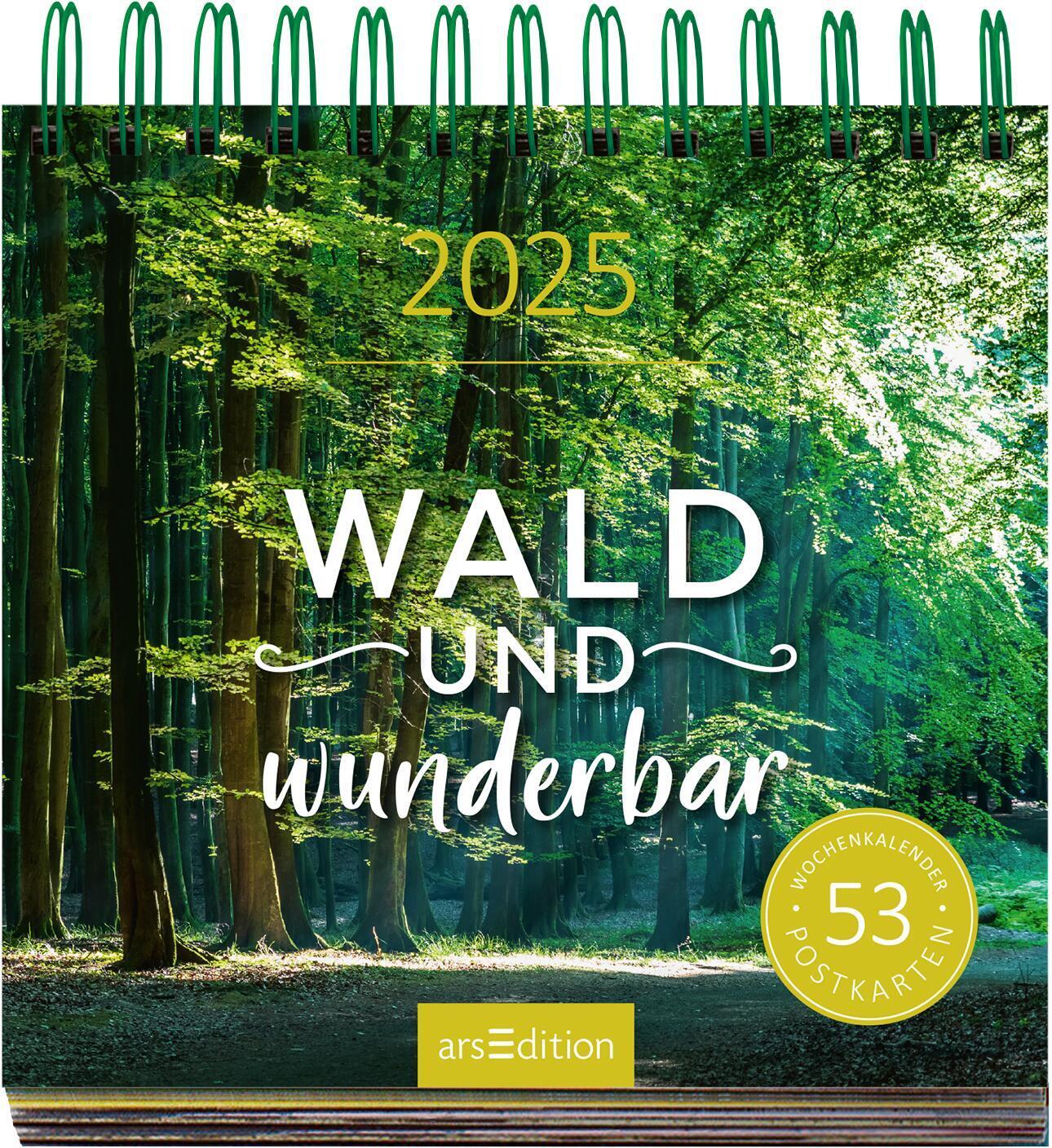 Bild: 4014489132905 | Postkartenkalender Wald und wunderbar 2025 | Kalender | 108 S. | 2025