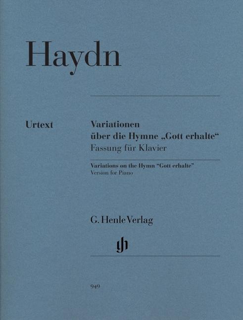 Cover: 9790201809496 | Variations On The Hymn 'Gott Erhalte' | Version for Piano