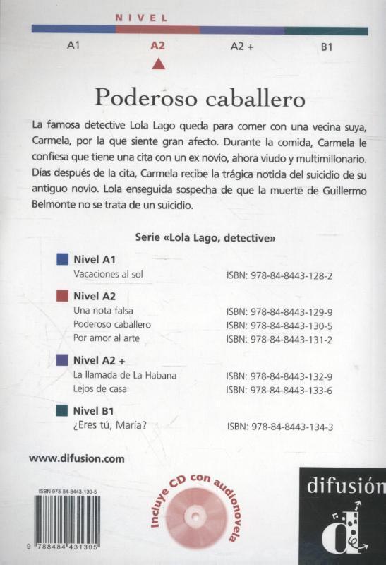 Rückseite: 9783125620148 | Poderoso caballero. Buch und CD | Lourdes Miquel (u. a.) | Broschüre