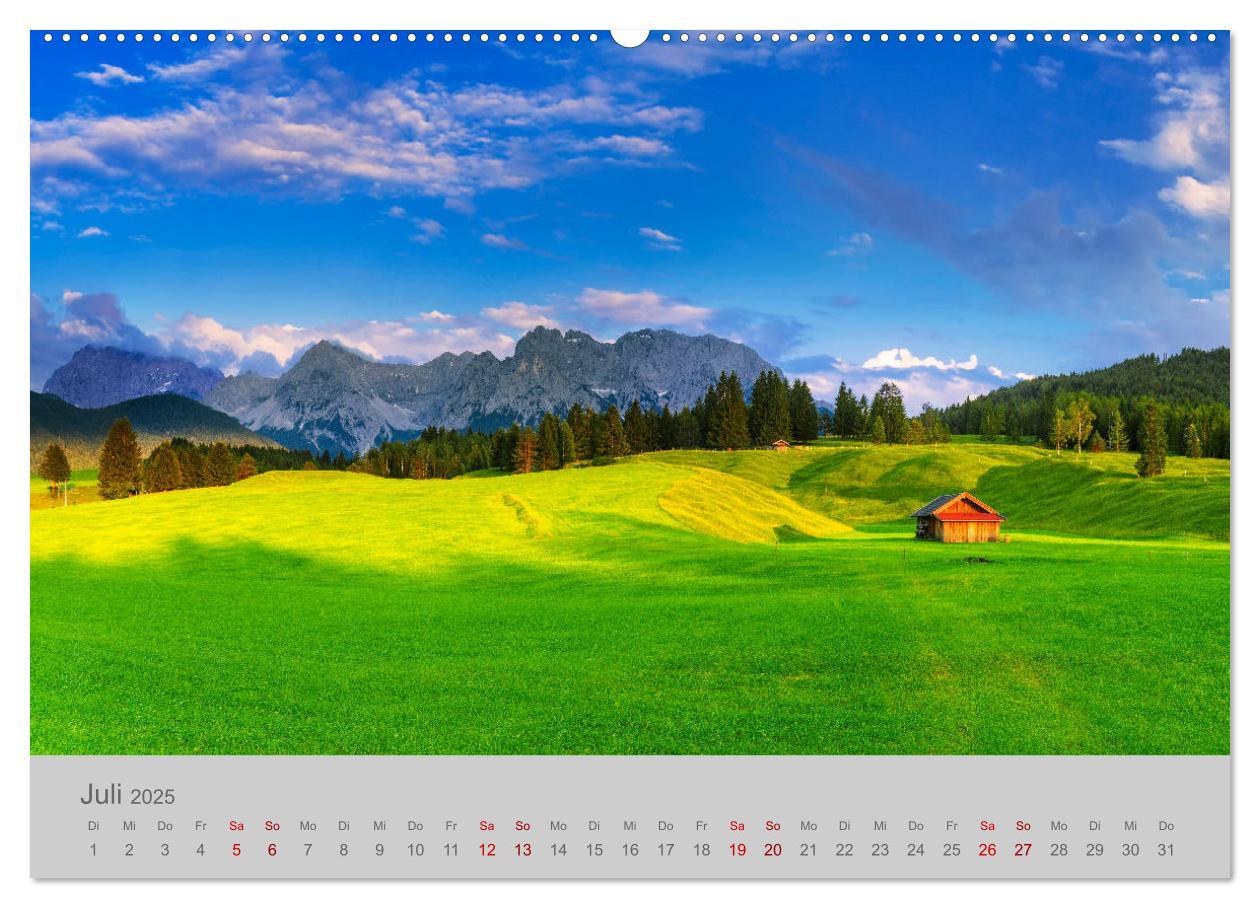 Bild: 9783435190850 | Garmisch-Partenkirchen Werdenfelser Land (Wandkalender 2025 DIN A2...