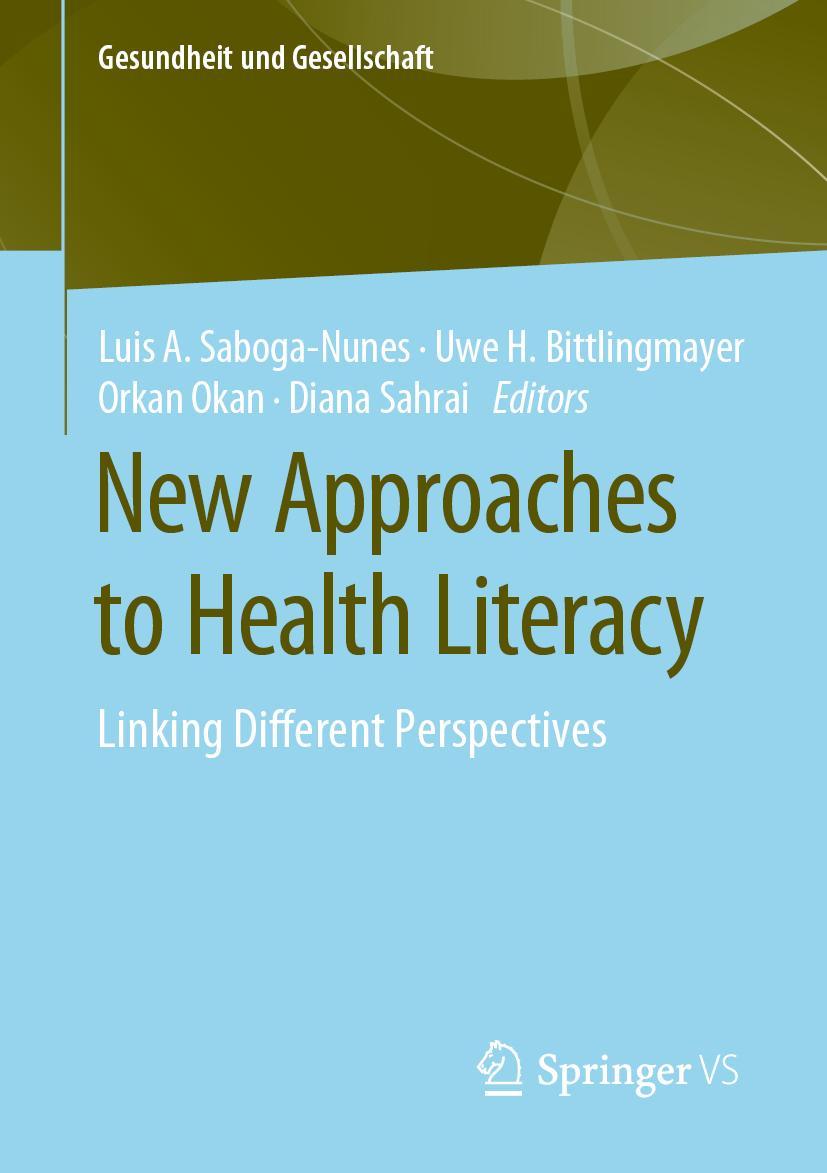 Cover: 9783658309084 | New Approaches to Health Literacy | Linking Different Perspectives