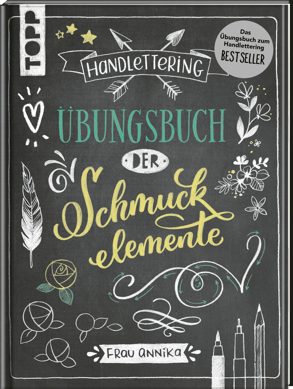 Cover: 9783772447426 | Handlettering. Übungsbuch der Schmuckelemente | Frau Annika | Buch