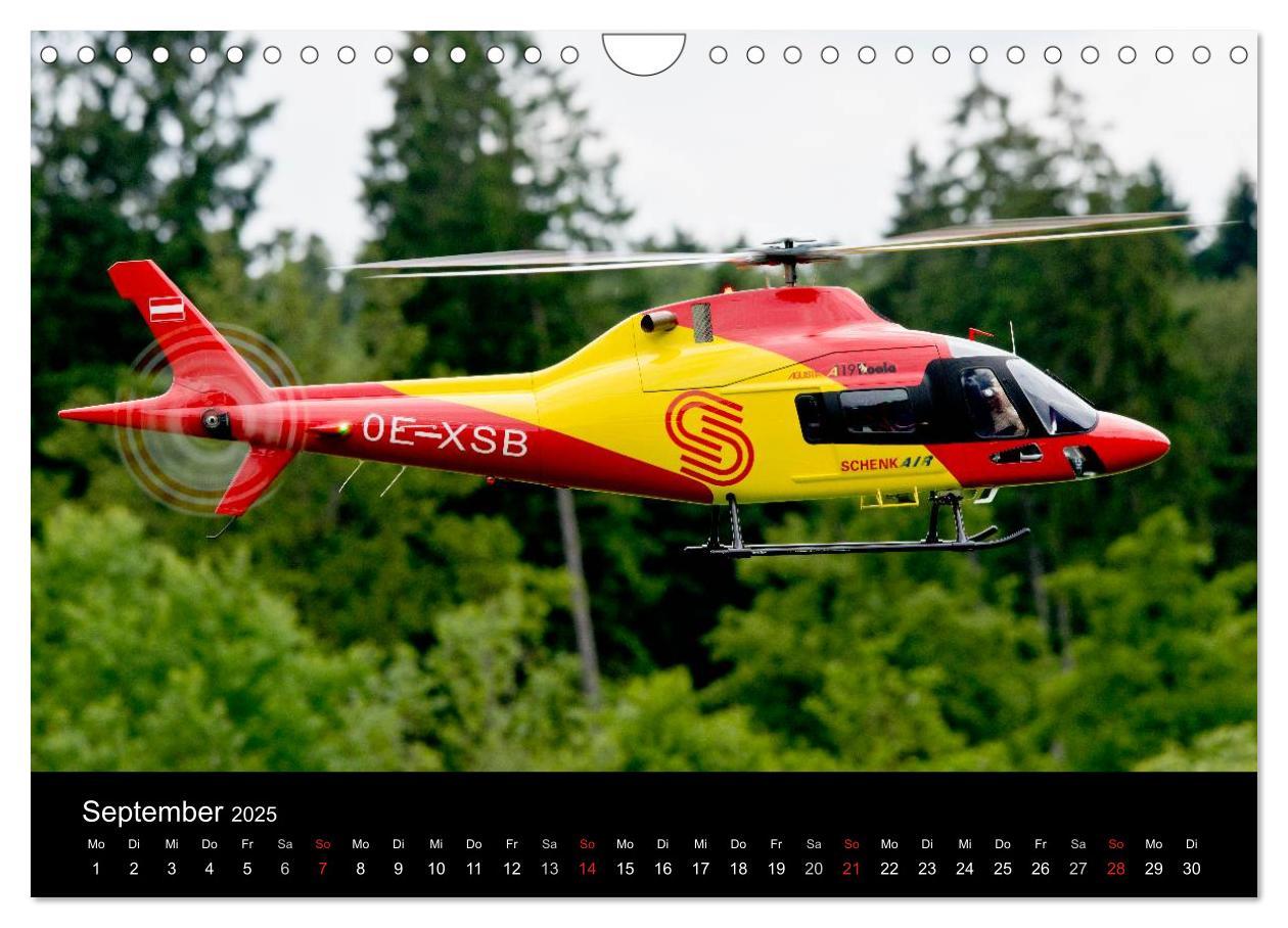 Bild: 9783435703333 | Modellhelis (Wandkalender 2025 DIN A4 quer), CALVENDO Monatskalender