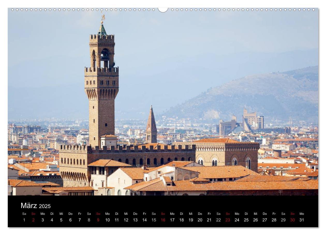 Bild: 9783435721528 | Florenz (Wandkalender 2025 DIN A2 quer), CALVENDO Monatskalender