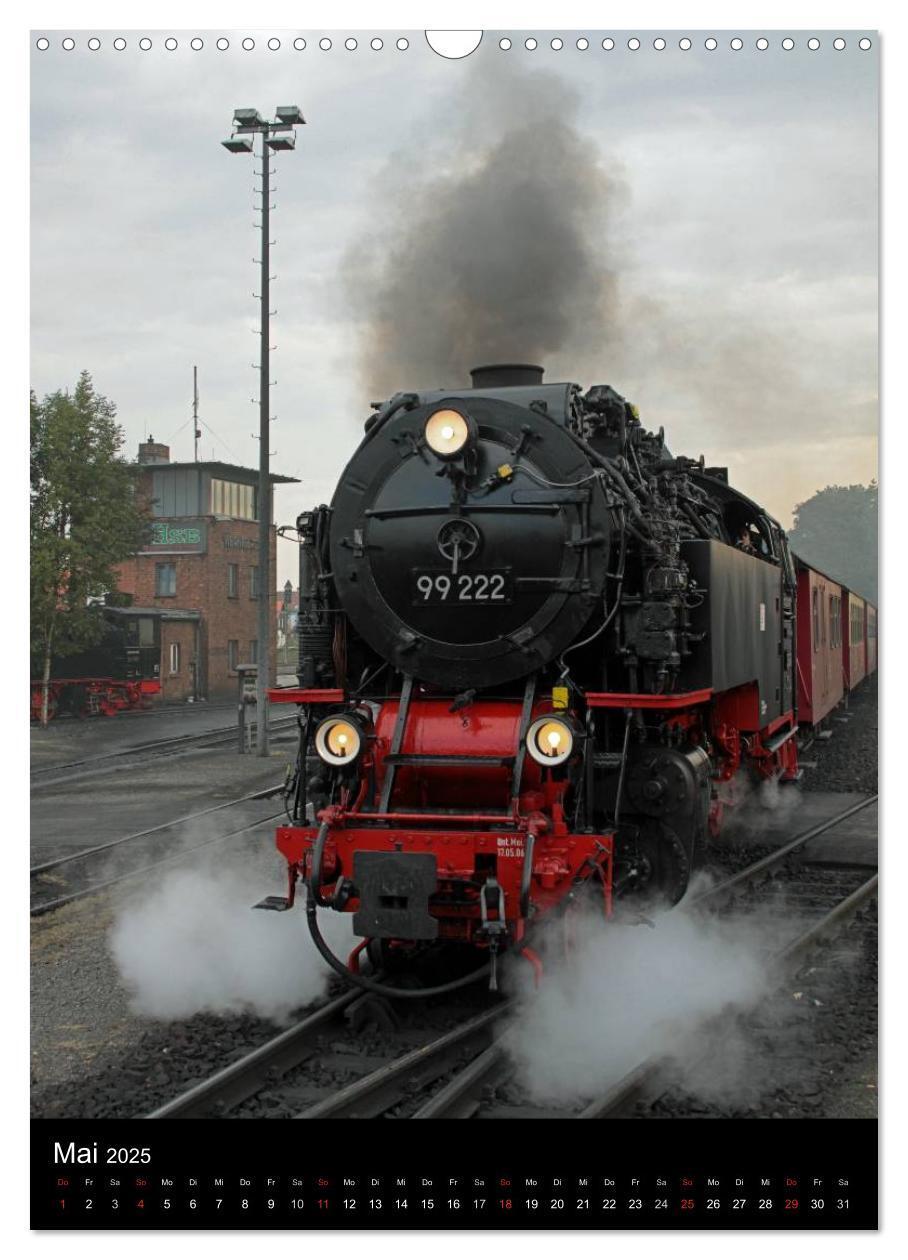 Bild: 9783457088449 | Die Brockenbahn (Wandkalender 2025 DIN A3 hoch), CALVENDO...