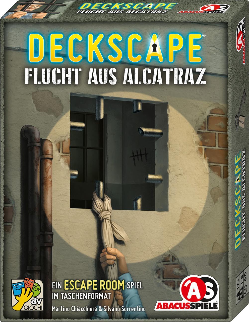 Cover: 4011898382013 | Deckscape - Flucht aus Alcatraz | Martino Chiacchiera (u. a.) | Spiel