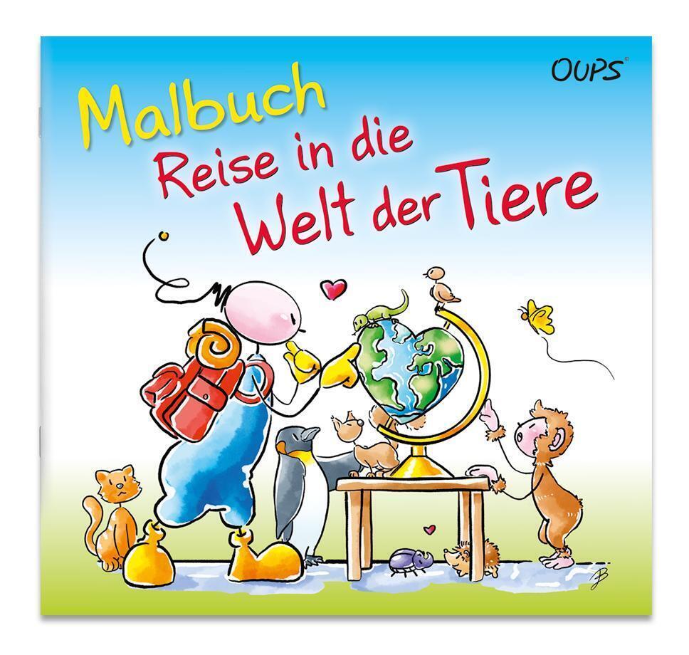 Cover: 9783903175570 | Oups Malbuch - Reise in die Welt der Tiere | Kurt Hörtenhuber | 24 S.