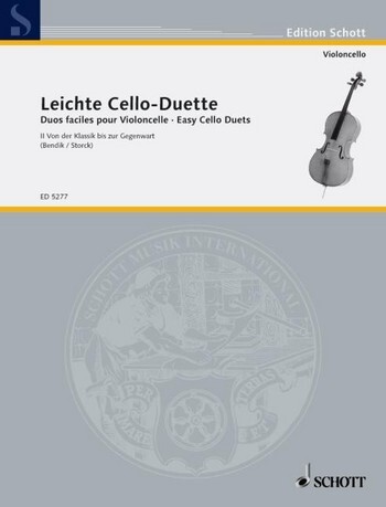 Cover: 9790001060097 | Leichte Celloduette 2 2Vcl. | Schott Music | EAN 9790001060097