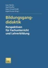 Cover: 9783810033451 | Bildungsgangdidaktik | Uwe Hericks (u. a.) | Taschenbuch | Paperback