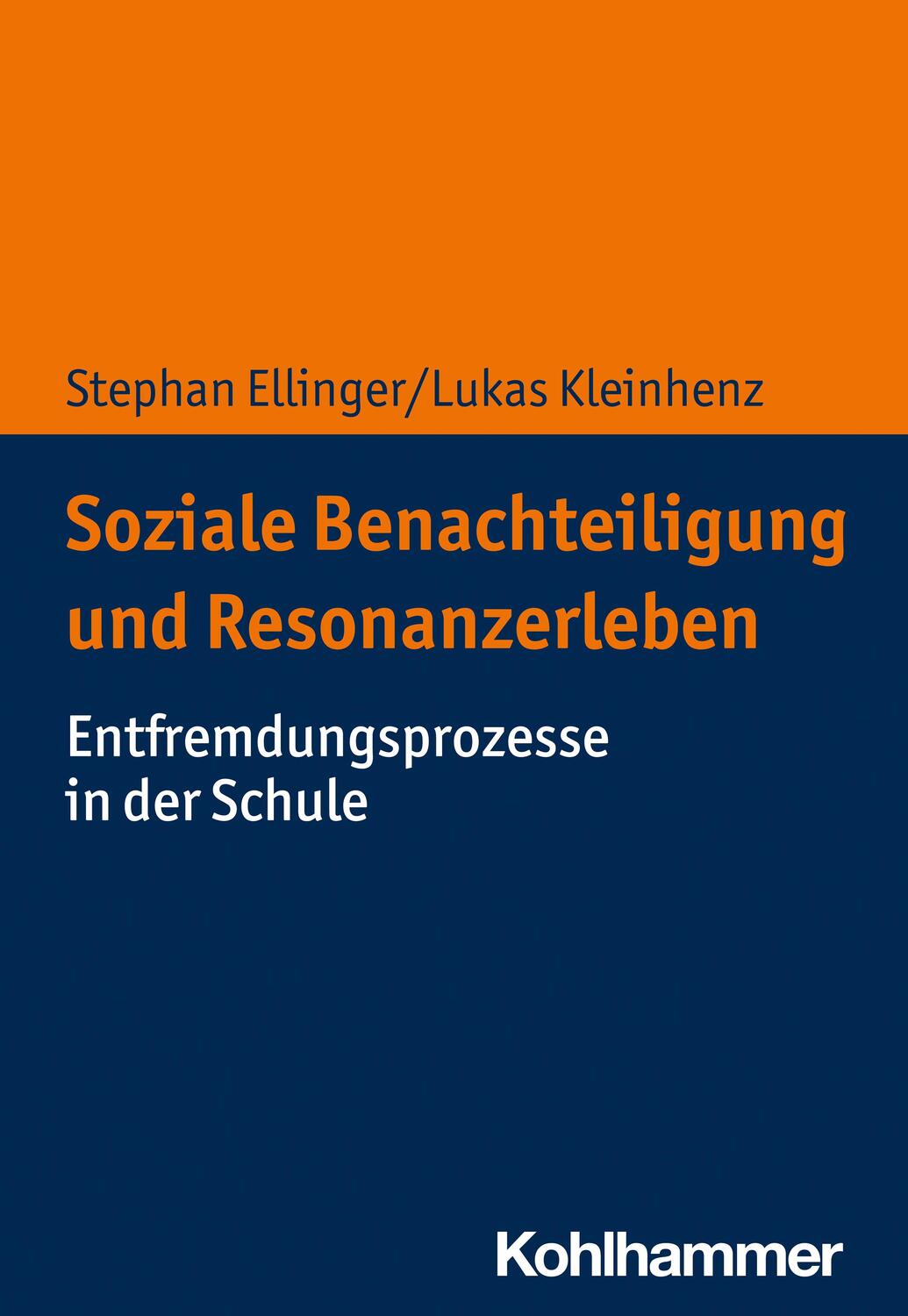 Cover: 9783170404403 | Soziale Benachteiligung und Resonanzerleben | Stephan Ellinger (u. a.)