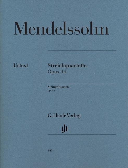 Cover: 9790201804439 | String Quartets op. 44, 1-3 | Besetzung: Streichquartette | Herttrich