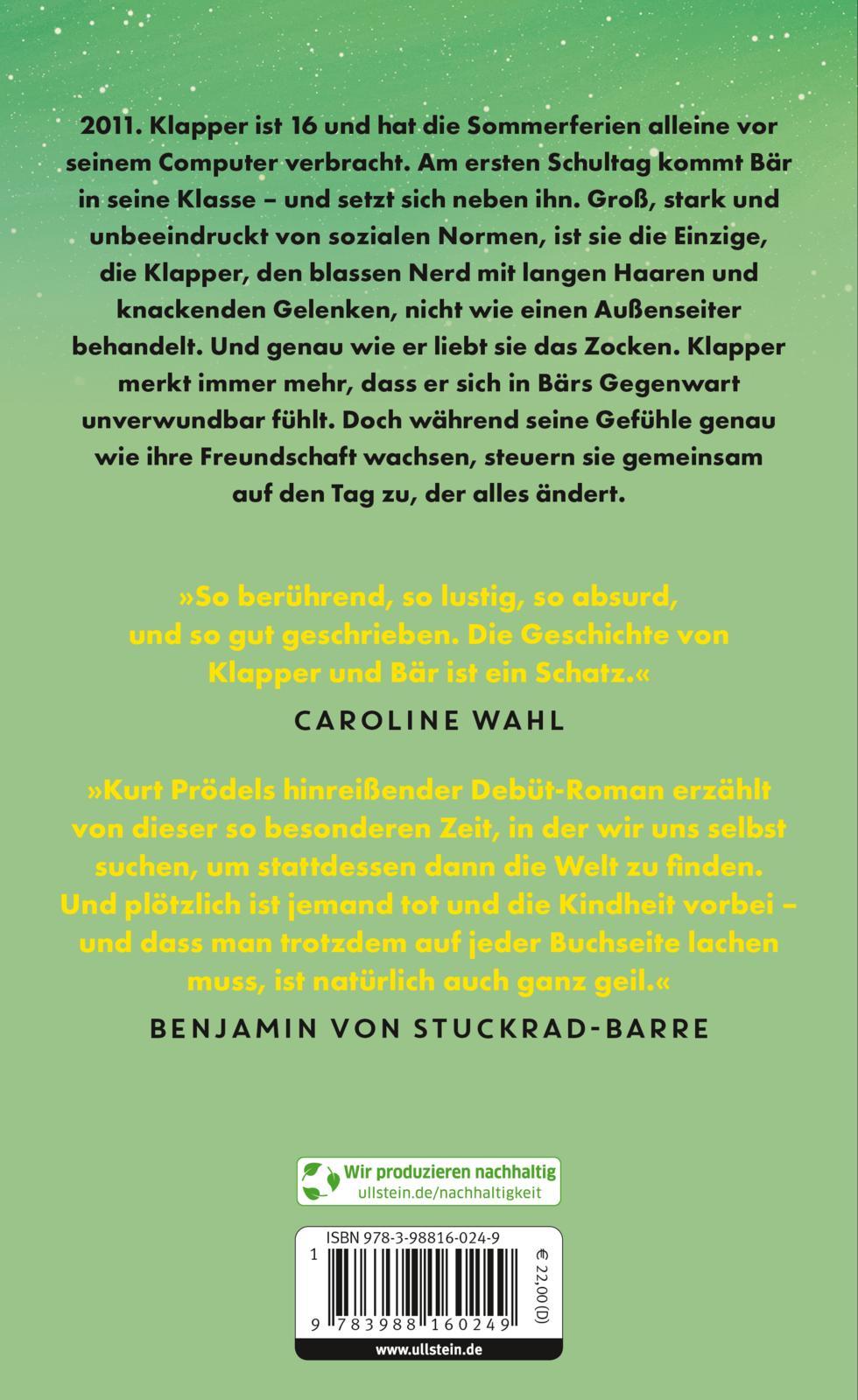 Rückseite: 9783988160249 | Klapper | Kurt Prödel | Buch | 256 S. | Deutsch | 2025