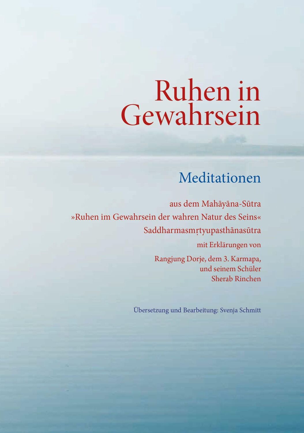 Cover: 9783944885308 | Ruhen in Gewahrsein | Taschenbuch | 350 S. | Deutsch | 2022