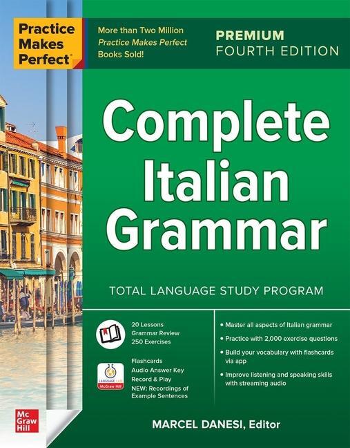 Cover: 9781266016035 | Practice Makes Perfect: Complete Italian Grammar, Premium Fourth...