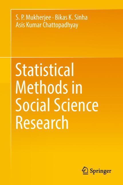 Cover: 9789811321450 | Statistical Methods in Social Science Research | S P Mukherjee (u. a.)