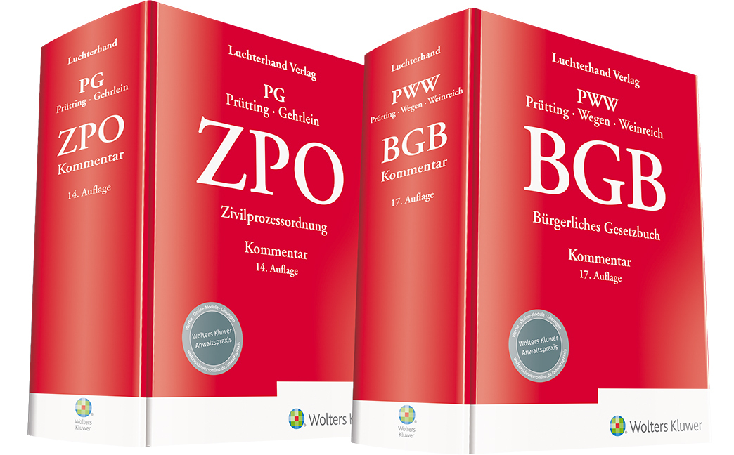 Cover: 9783472097495 | Bundle BGB Kommentar 17. Auflage und ZPO Kommentar 14. Auflage | Buch