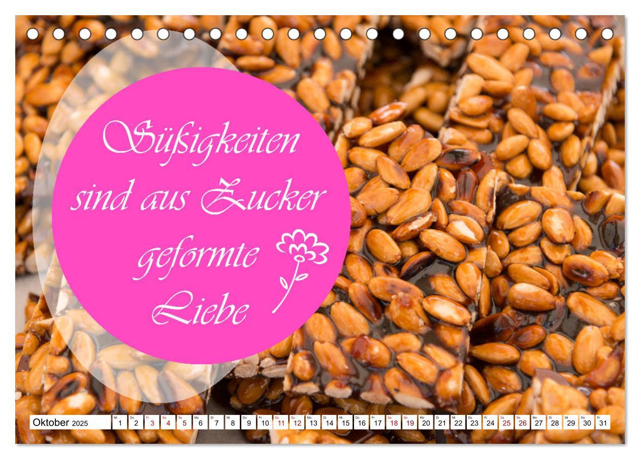 Bild: 9783435126996 | Liebe aus Zucker (Tischkalender 2025 DIN A5 quer), CALVENDO...