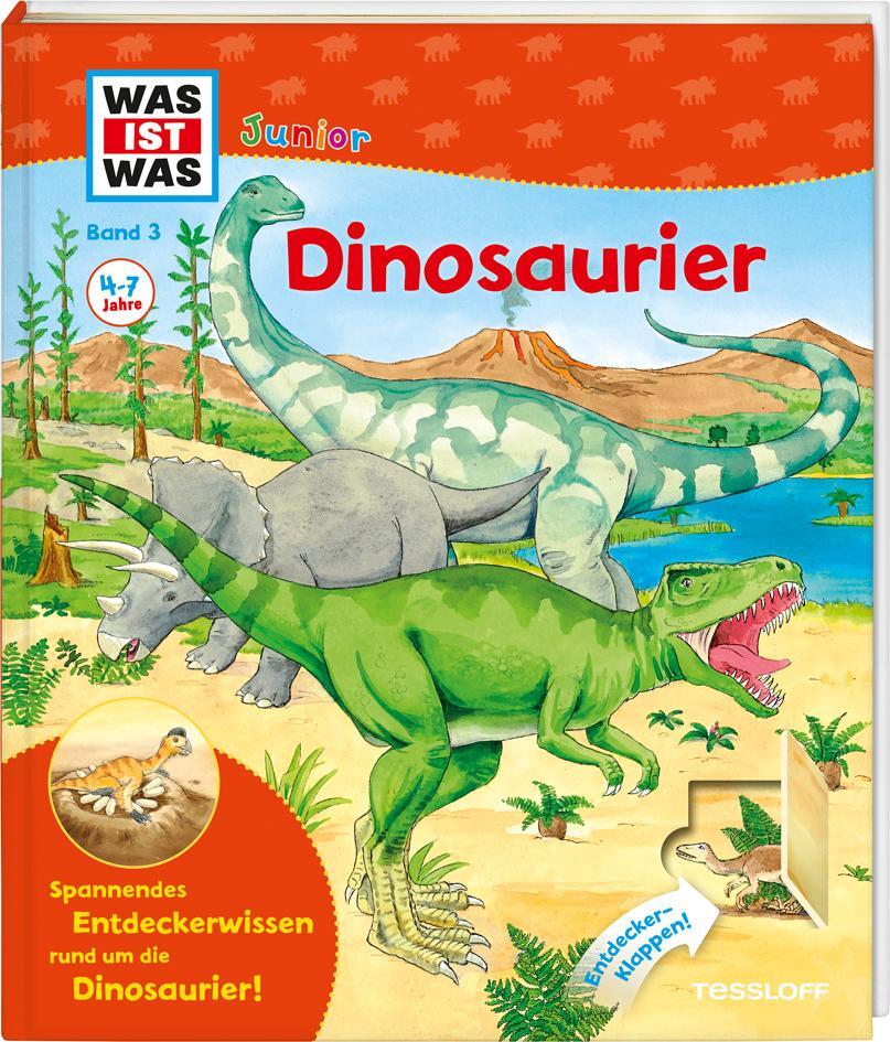 Cover: 9783788622145 | WAS IST WAS Junior Band 3. Dinosaurier | Bärbel Oftring | Buch | 20 S.