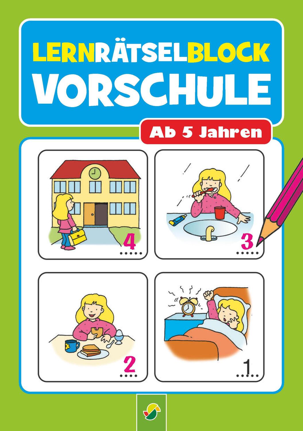 Cover: 9783849943592 | Lernrätselblock Vorschule Für Kinder ab 5 Jahren | Taschenbuch | 2023