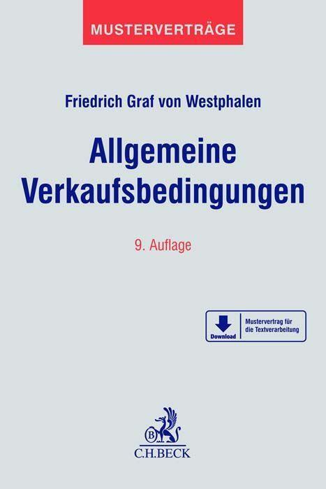 Cover: 9783406792120 | Allgemeine Verkaufsbedingungen | Friedrich Graf von Westphalen | Buch