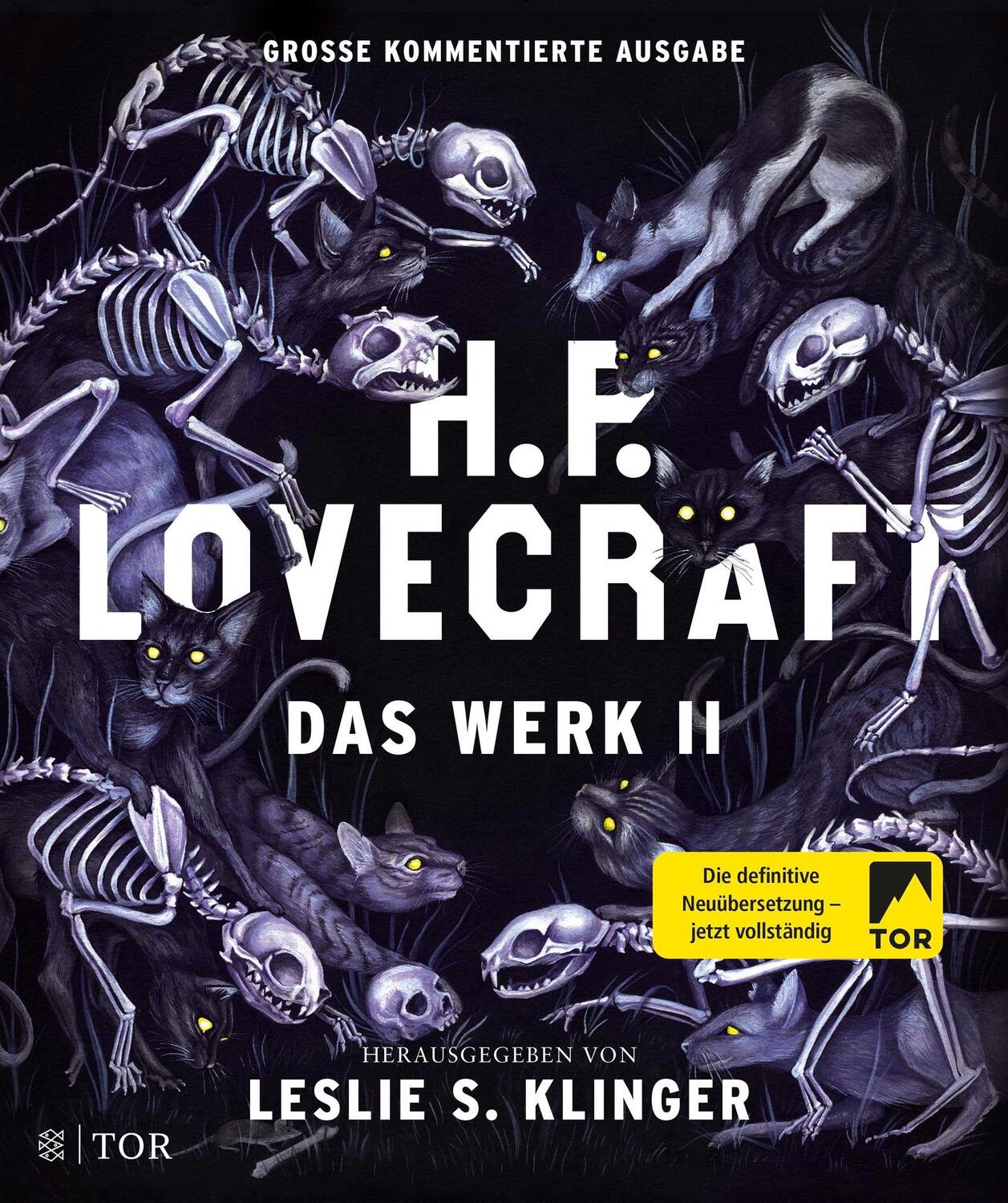 Cover: 9783596700462 | H. P. Lovecraft. Das Werk II | Große kommentierte Ausgabe | Lovecraft